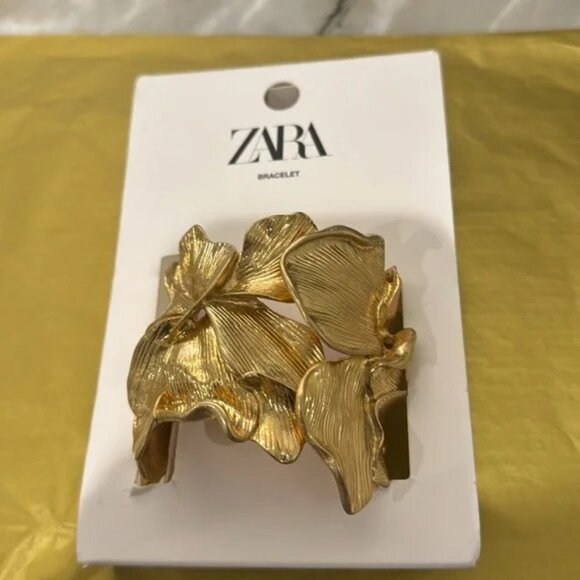 Zara floral maxi armbands bracelet 2024 🔥✨✨✨🔥 NWT - Picture 8 of 9